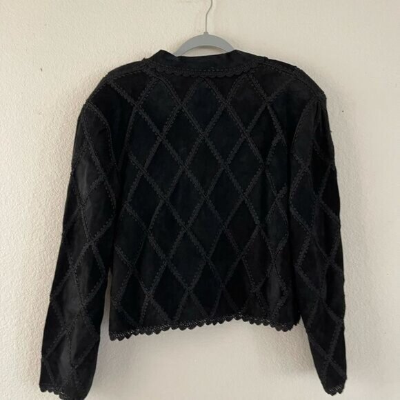 Doubled D ranch leather patch work jacket - Picture 5 of 6